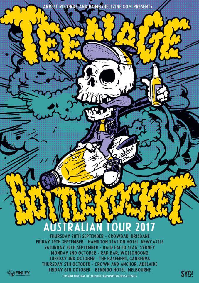 Teenage Bottlerocket - Australian Tour!