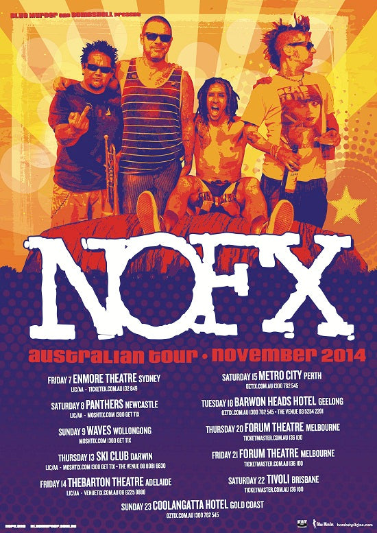 NOFX ANNOUNCE 2014 AUSTRALIAN TOUR!