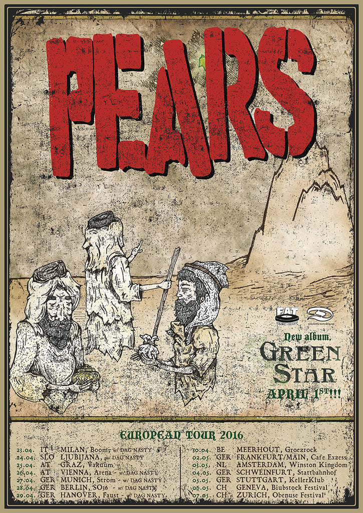 PEARS announce European tour with Dag Nasty!