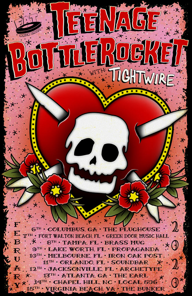 TEENAGE BOTTLEROCKET ANNOUNCE MORE SHOWS!