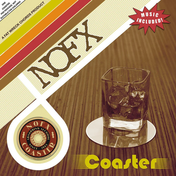 FAT Wreck Chords ブラック ジャケット NOFX Coaster – Fat Wreck Chords