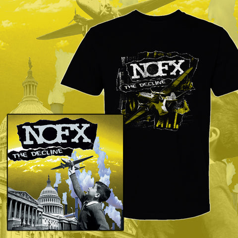 NOFX The Decline 25th Anniv. COLOR VINYL T-Shirt Bundle (SHIPS LATE MARCH)