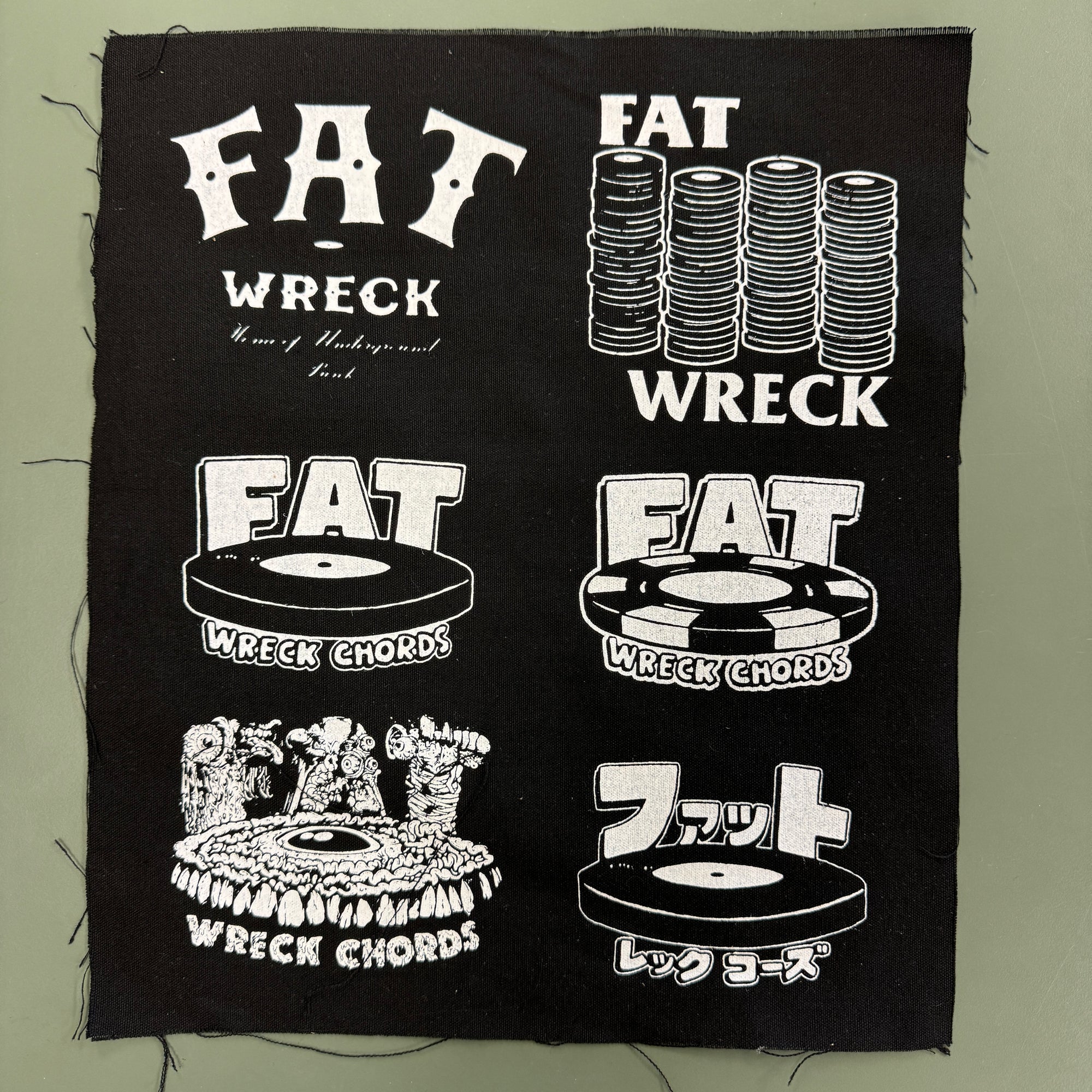 Fat Wreck Chords Patch Sheet